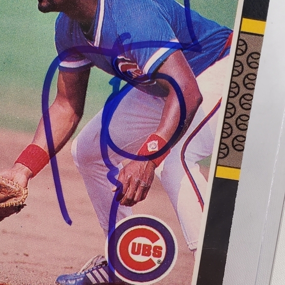 Leon Durham Autographed Signed Baseball Card 1987 Donruss #242 - Picture 3 of 9